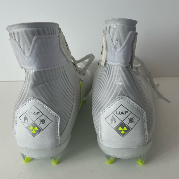 Under Armour Men's Highlight MC White/Silver Football Cleats Size 10 NWOB - Picture 12 of 12